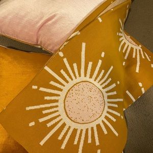 Anthropologie pillow + throw set